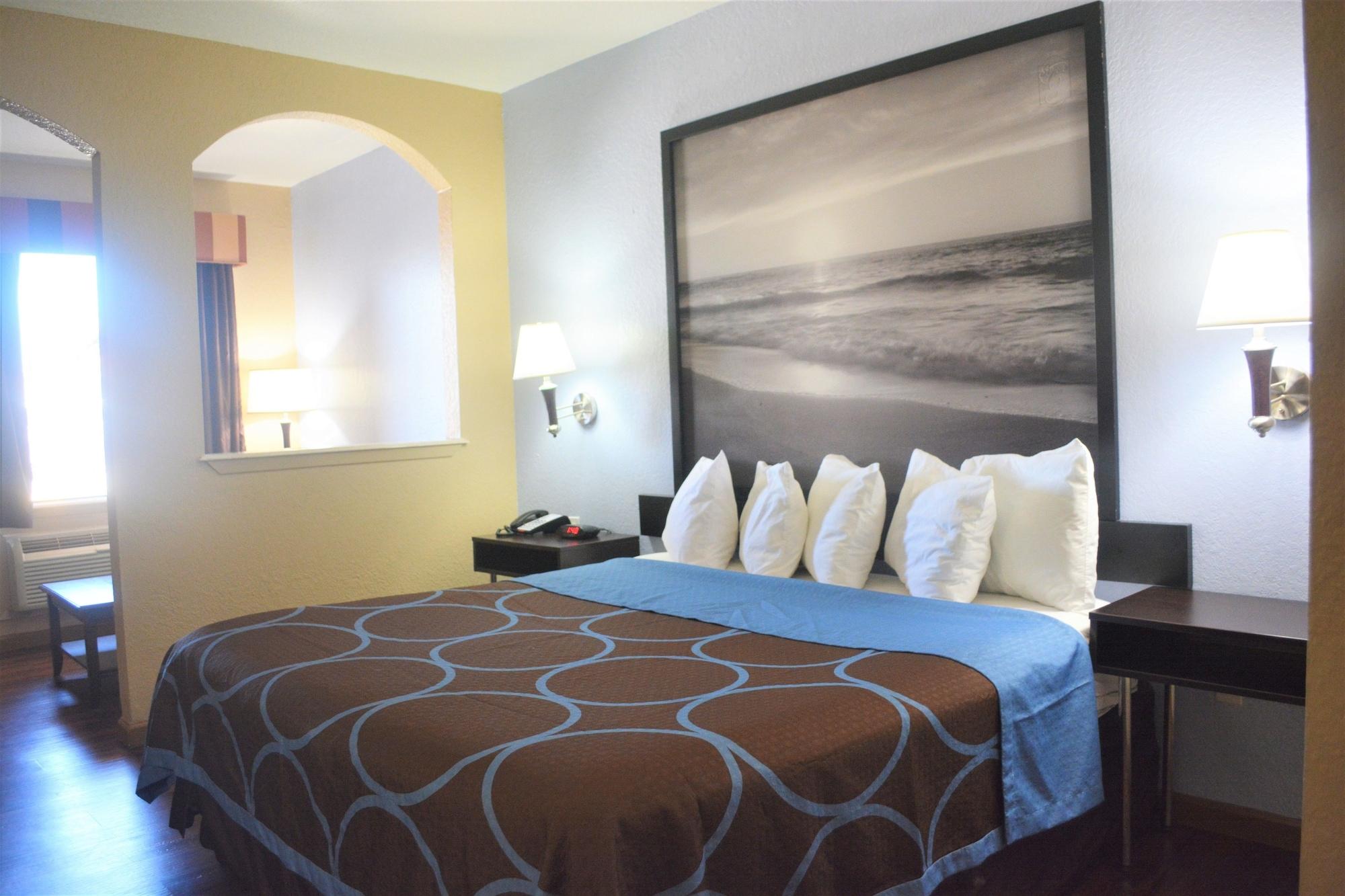 Super 8 by Wyndham Galveston Hotell Eksteriør bilde