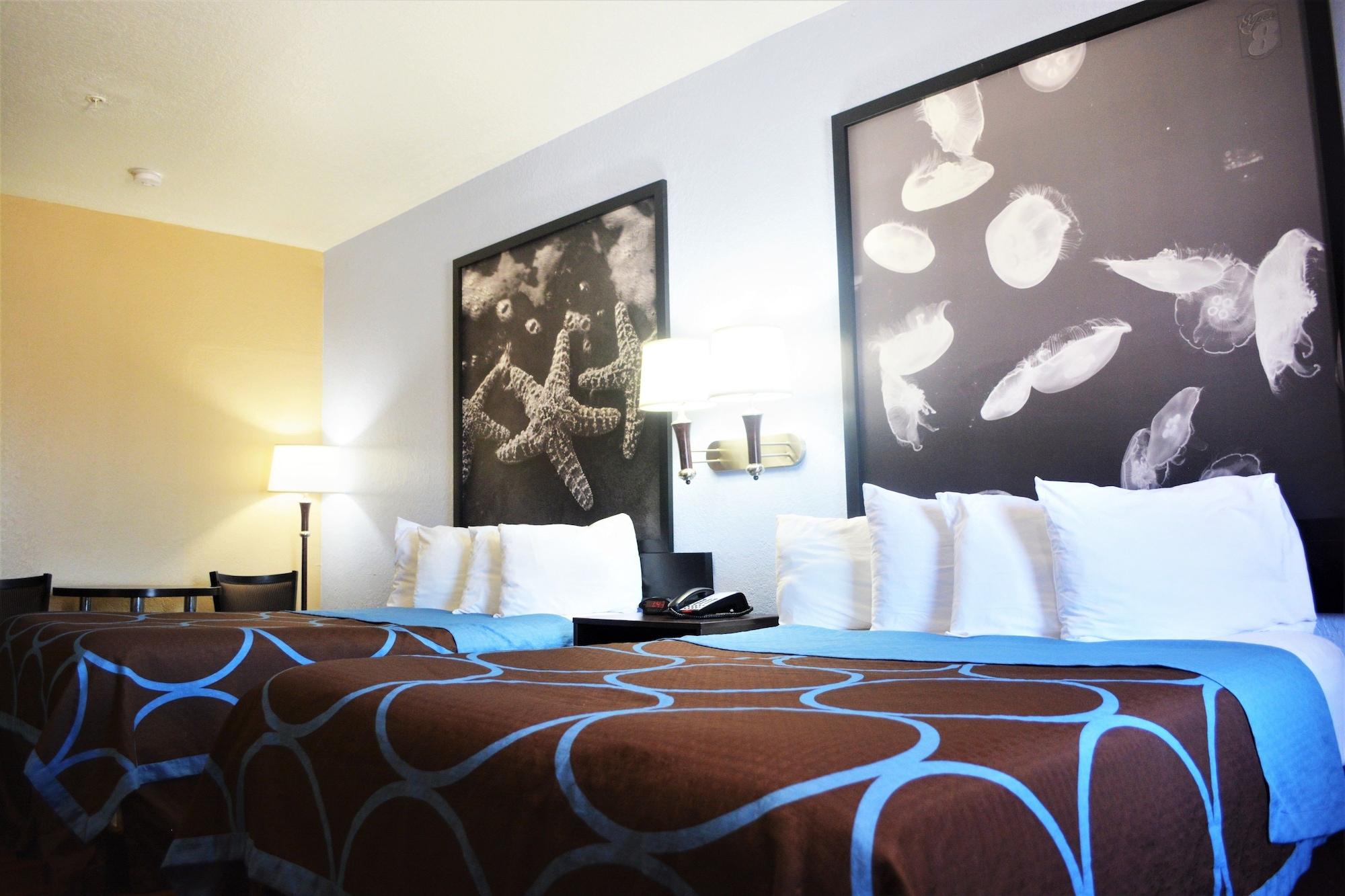 Super 8 by Wyndham Galveston Hotell Eksteriør bilde